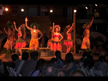 Luau at Hilton Hawaiian Village on Oahu in Hawaii.