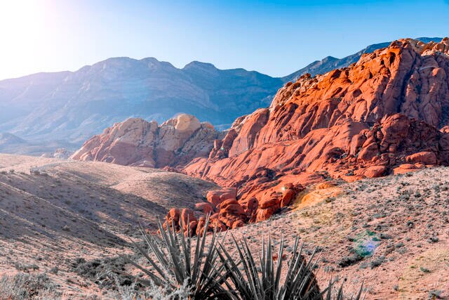 Stunning desert panorama.