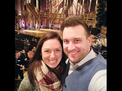 Hilton Grand Vacations Owners snapping a selfie at a Broadway show in New York City. 