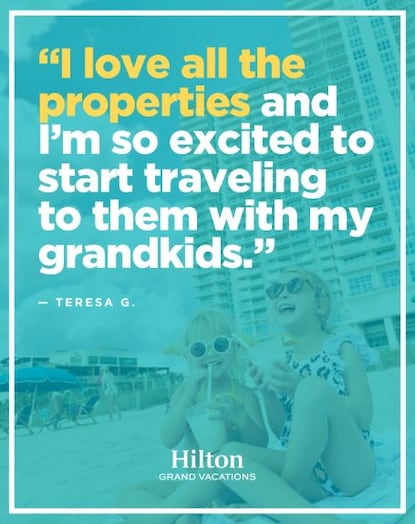Hilton Grand Vacations Owner picture quote. 