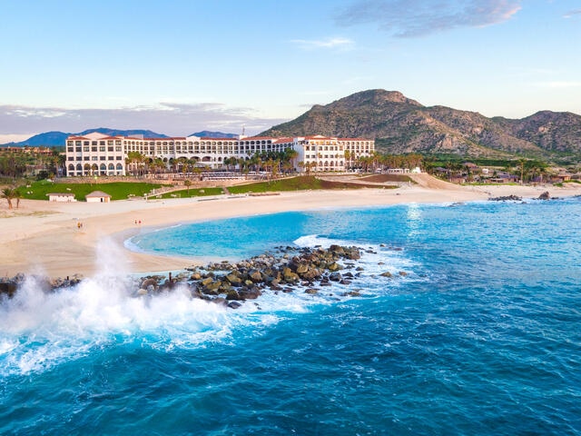 Aerial view of La Pacifica Los Cabos by Hilton Club, Mexico. 