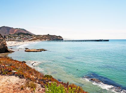 Beach and pier in Avila Beach, California