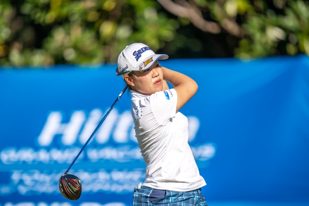 LPGA player, Hilton Grand Vacations Brand Ambassador Nasa Hataoka, 2022 Hilton Grand Vacations Tournament of Champions, Lake Nona Golf & Country Club, Florida. 