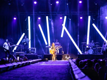 One of the private evening concerts at the Hilton Grand Vacations Tournament of Champions