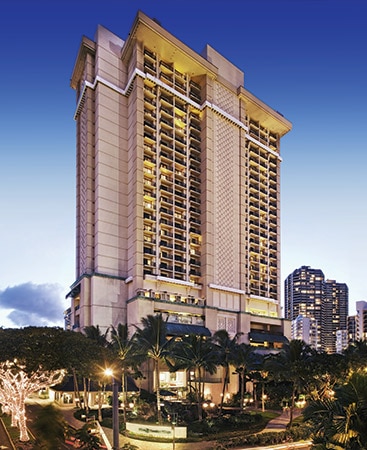 Exterior of Kalia Suites, a Hilton Grand Vacations Club